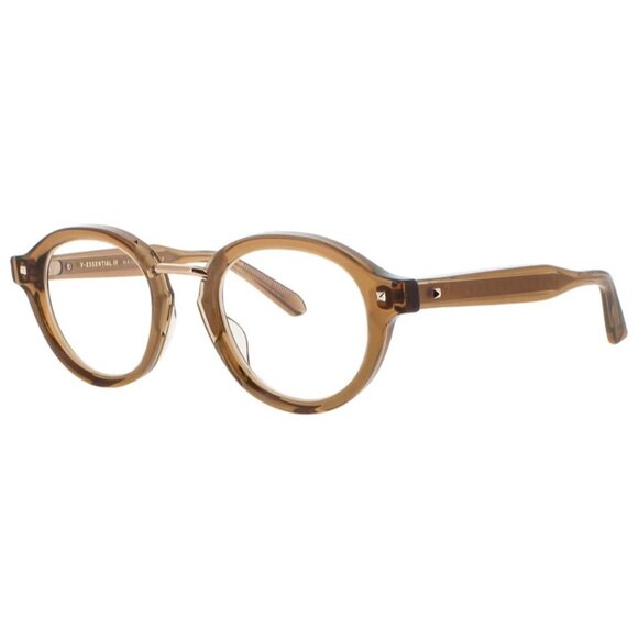 NEW VALENTINO EYEGLASSES ESSENTIAL-IV VLX-132D ROUND UNISEX BROWN EYEWEAR - Picture 2 of 3